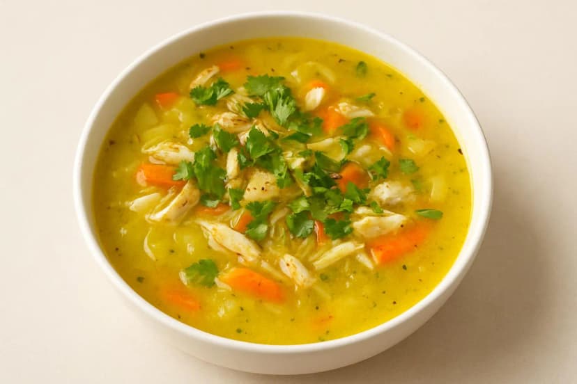 Havuçlu Kerevizli Tavuk Çorbası