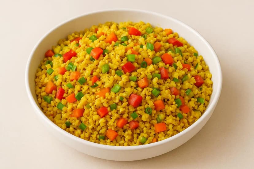 Zerdeçallı Karnabahar Pilavı